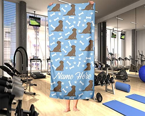 Personalized Corner Beach Towels