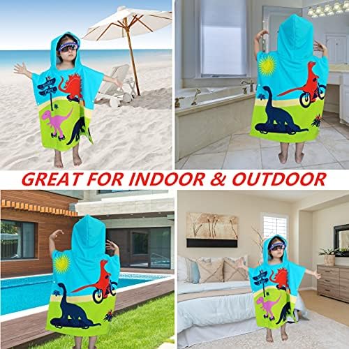 Perfectly Soft Kids Beach Towel with Dinosaur Design Toddler Age