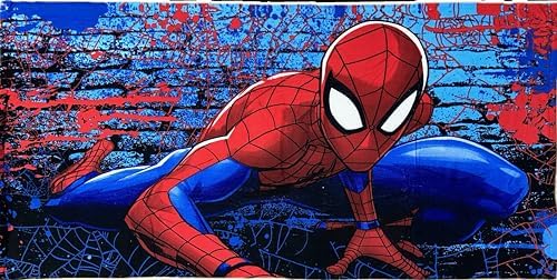 Marvel Spiderman Spider Web Towel