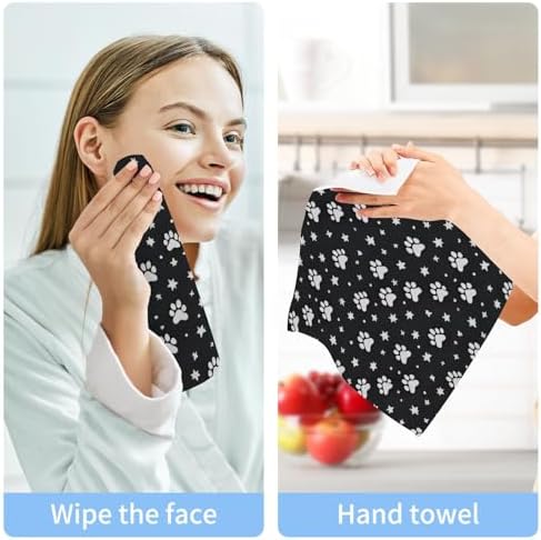 Paws and Stars Washcloths Soft Absorbent