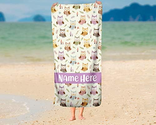 Fancy Owl Towels for Kids and Adults