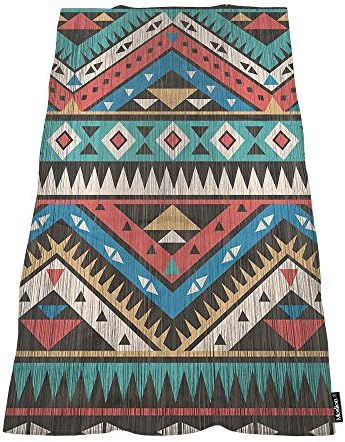 Stunning Vintage Aztec Bath Towels