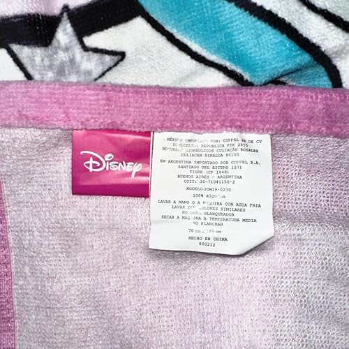 Girls Character Soft Beach Hooded Towels Minnie Yellow Hearts 1