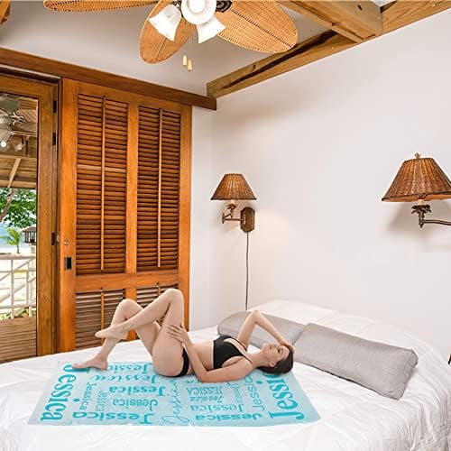 XOZOTY Personalized Beach Towels - Unique Name on Towels 30x60 inch