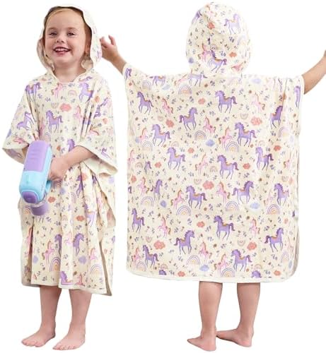 Perfect Soft Bamboo Viscose Bath Towels for Kids Washable Durable and_fun