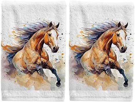 ALAZA Luxury 16x30 Cotton Bath Towels Set