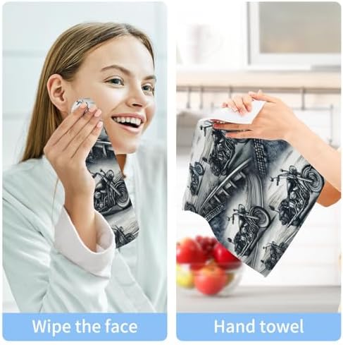 Premium Cotton Washcloths for Motorcycle Owner