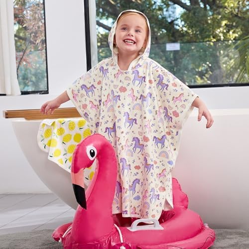 Perfect Soft Bamboo Viscose Bath Towels for Kids Washable Durable and_fun