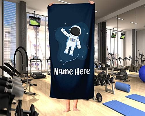 Personalized Space Astronaut Towel