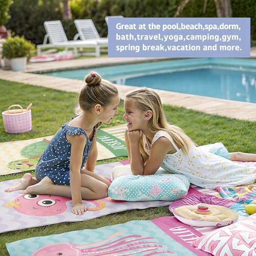 Personalized Name Beach Towels for Kids