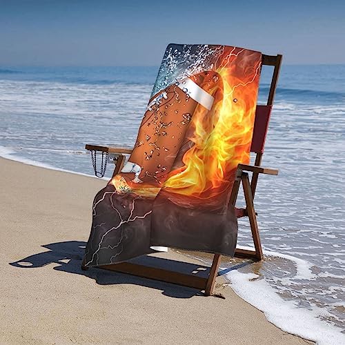 VOOHDDY American Football Ball Sport Beach Towel