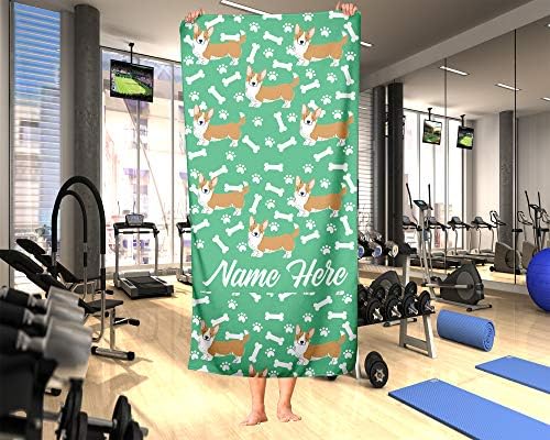 Personalized Corner Pet Corgi Travel Towels