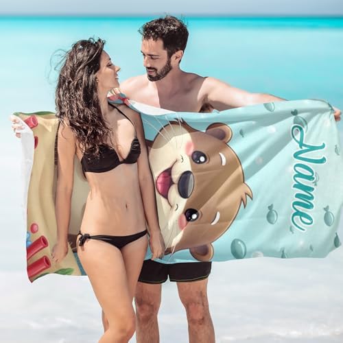 Personalized Beach Towels for Kids with Names