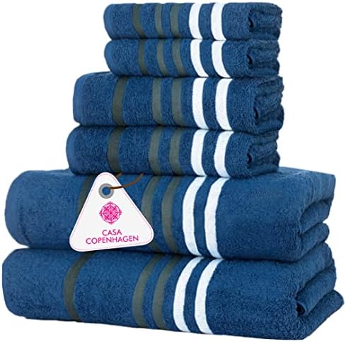 Gather Your Space -CASA COPENHAGENExotic 6-Piece Towel Set Navy 525 GSM