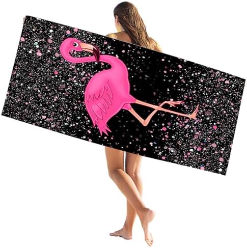 Copic 2 in 1 Beach Towels Flamingo Print