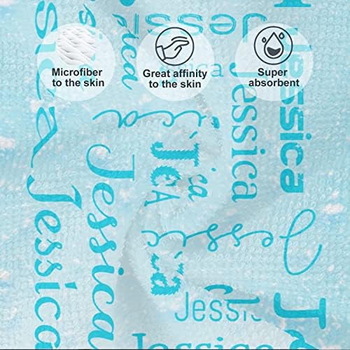 XOZOTY Personalized Beach Towels - Unique Name on Towels 30x60 inch