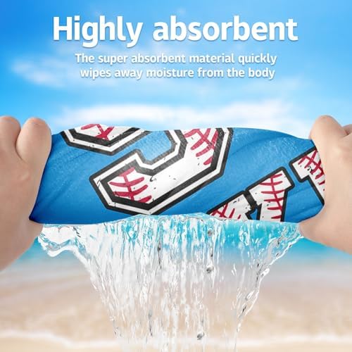 Personalized Beach Towels with Names - Ultra Soft Comfortable for Adults Kids