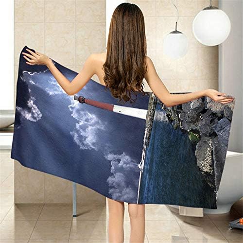 Moslon bath towel lighthouse quality beach camping towel