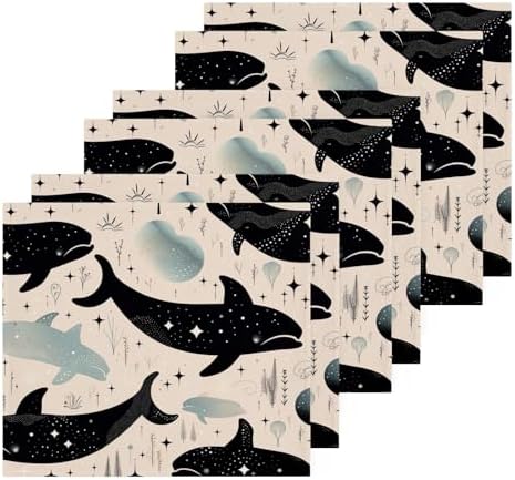 Unique Cute Whale Washcloth Set for Faces and More