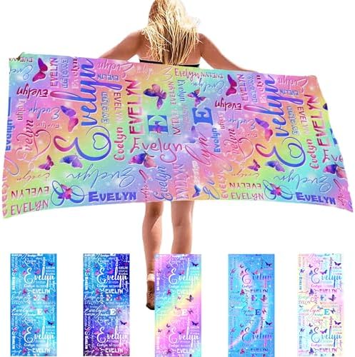 Personalized Gradient Beach Towels