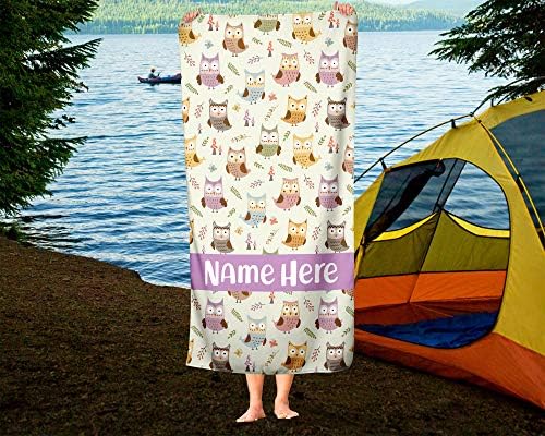 Fancy Owl Towels for Kids and Adults