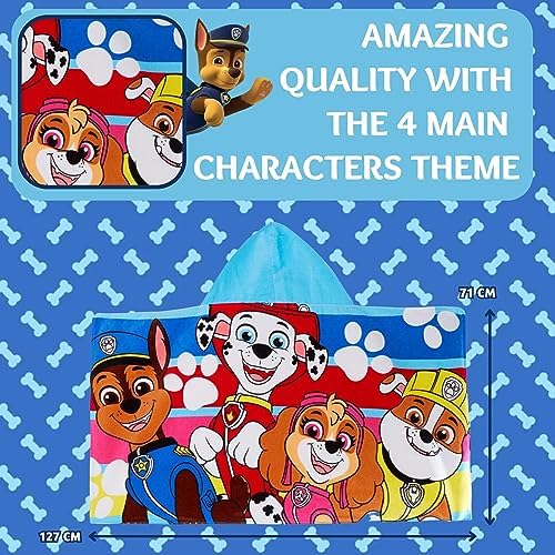 Paw Patrol Hooded Bath Towel for Kids