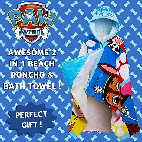 Paw Patrol Hooded Bath Towel for Kids