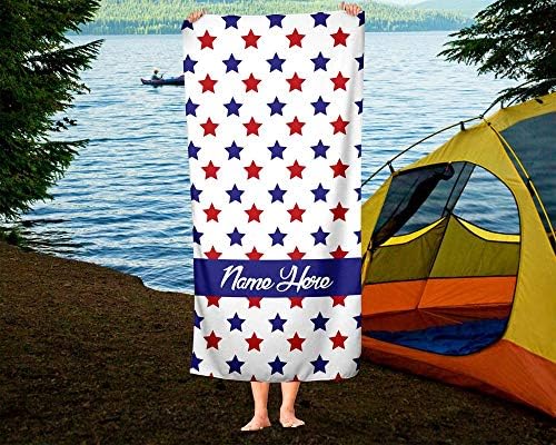 Extra Large Patriotic Tie-Dye July 4th Cotton Towel