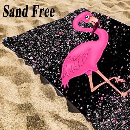 Copic 2 in 1 Beach Towels Flamingo Print