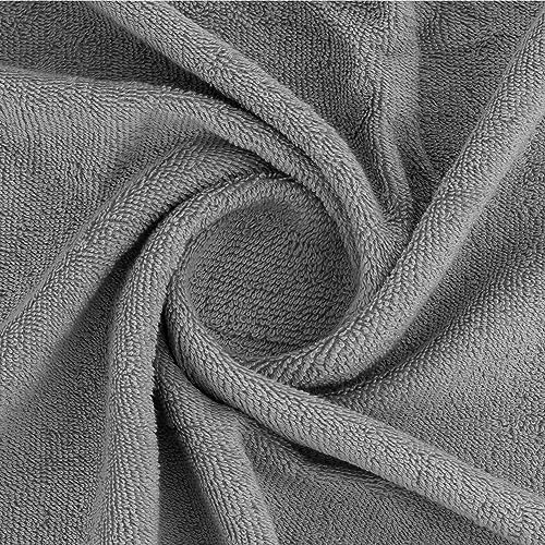 CASA COPENHAGEN He She 6 Piece Towel Set Pine Grey Grey Violet