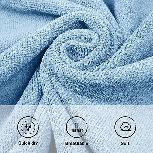 MissShorthair Towel Poncho for Kids Hooded Beach Towel