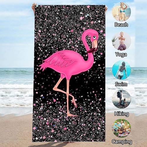 Copic 2 in 1 Beach Towels Flamingo Print