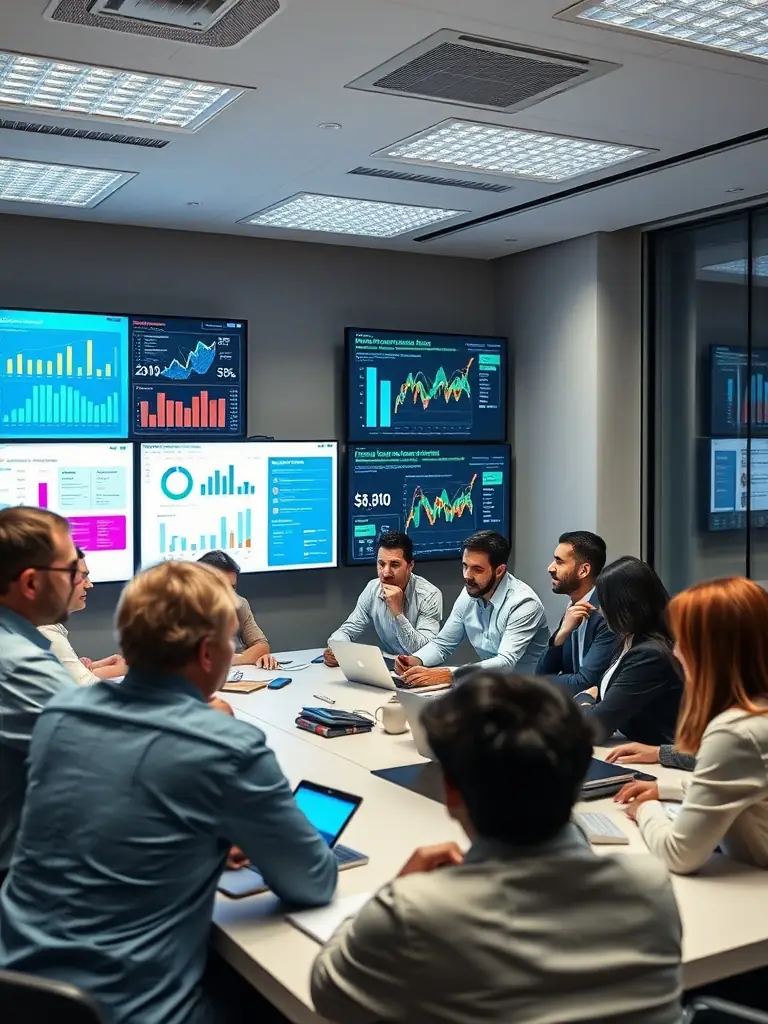 An image of consultants working on AI implementation, showcasing the integration of AI solutions into business processes.